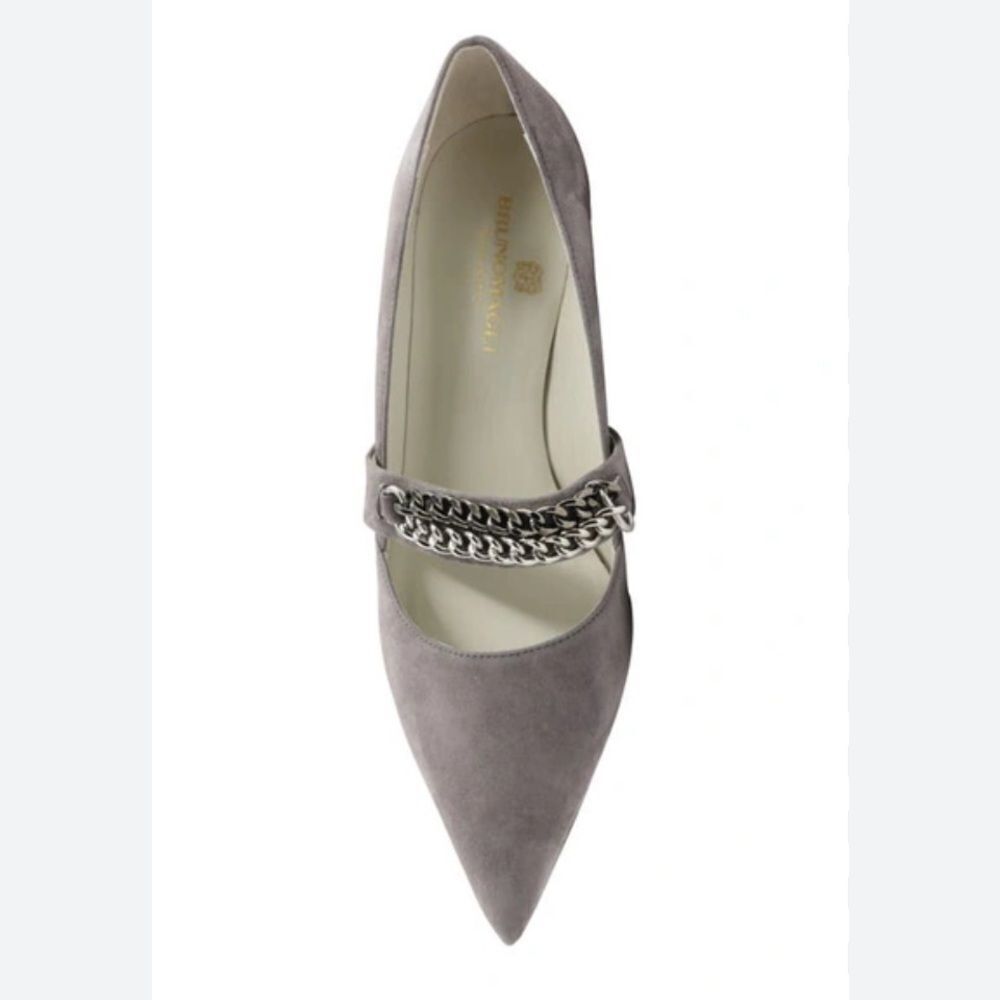 Bruno Magli Carmen Chain Detail Pointed Toe Heals Size 40